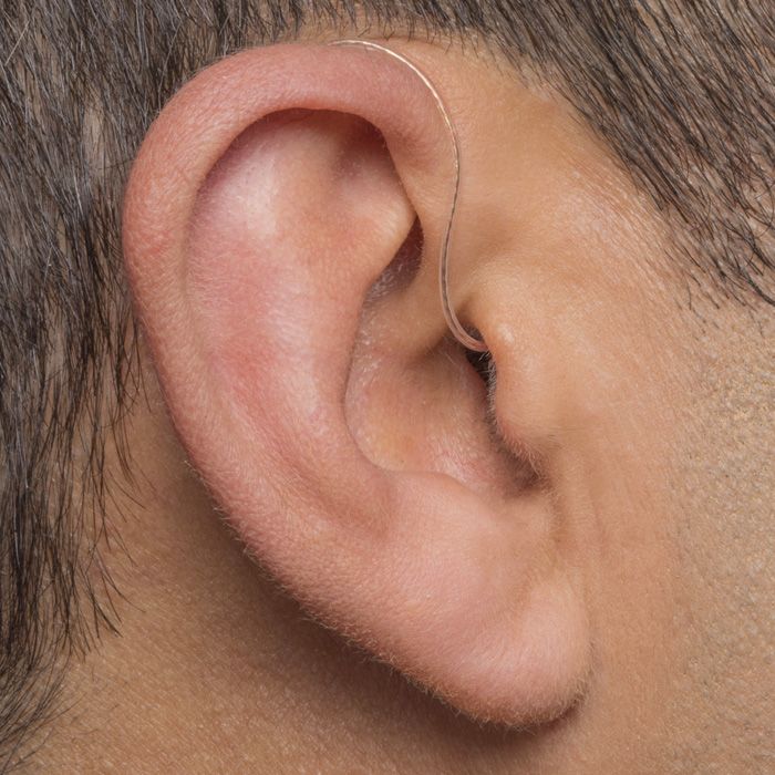 Gehör mit Hörgerät