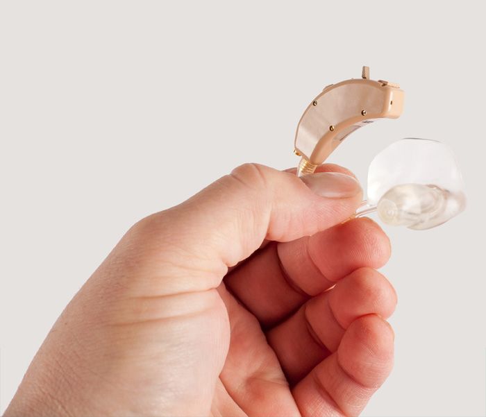 Hörgerät mit Otoplastik
