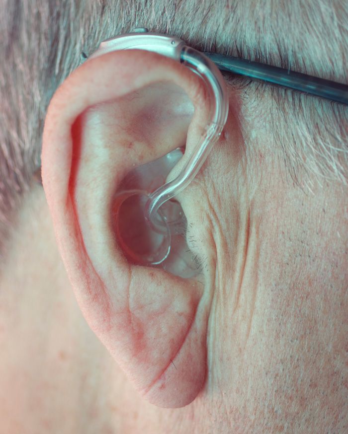 Hörgerät mit Otoplastik