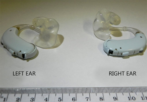 Hörgerät rechts links
