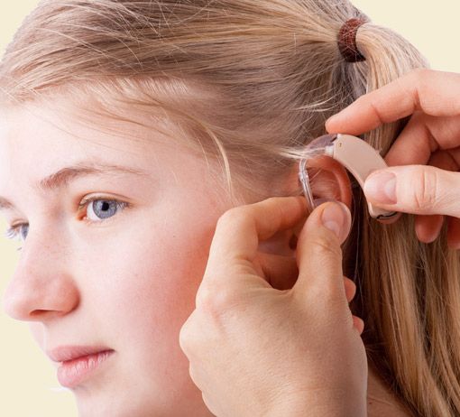 Hörgerät für Mädchen