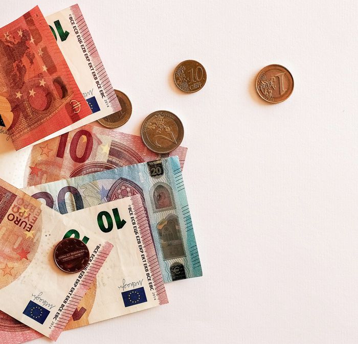 Kosten Geldscheine Münzen