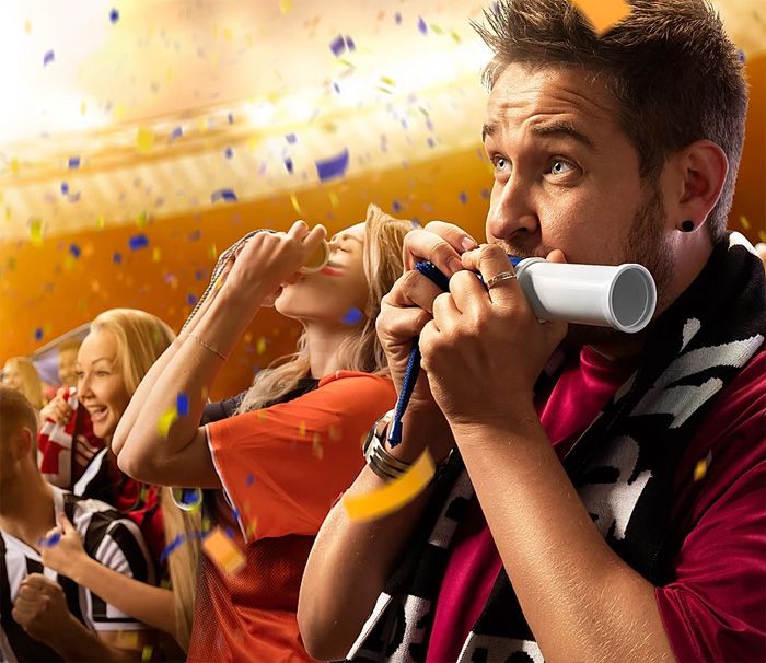 Lautstärke Fussballstadion