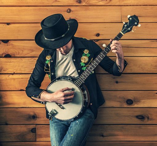 Musiker Banjo