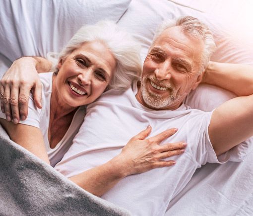 Senioren Paar Mann und Frau