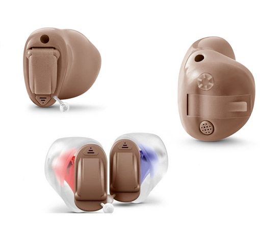 Intuis 3 in verschiedenen Im-Ohr-Bauformen