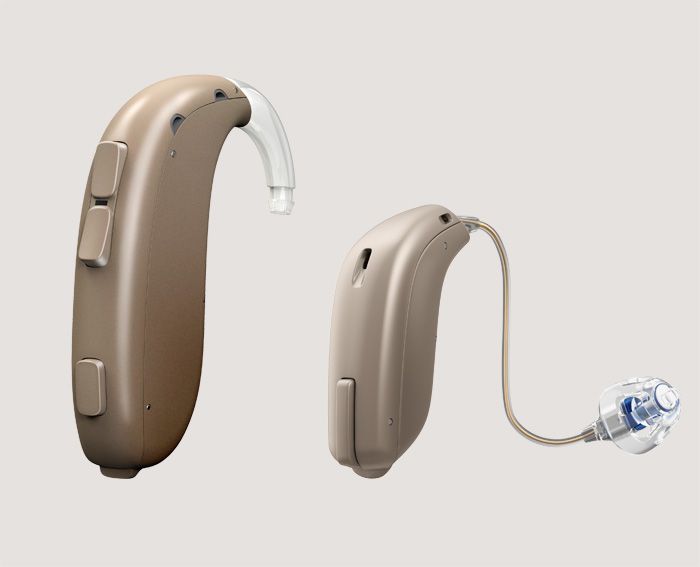 Zwei Oticon Hörgeräte