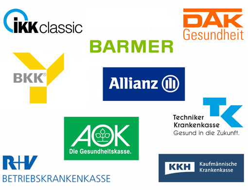 Krankenkassen logos