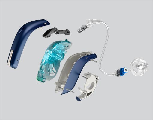 Hörgerät interne Bauteile